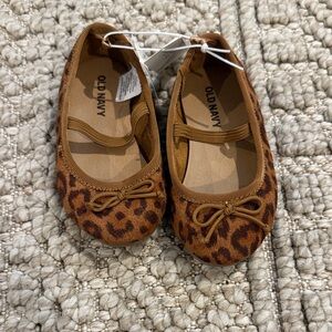 Old Navy Kids Brown Leopard flats